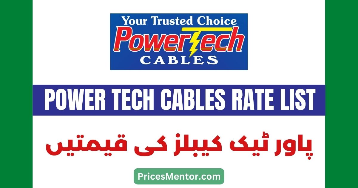 Power Tech Cables Price List in Pakistan 2023