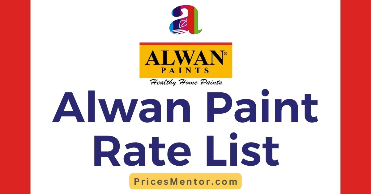 Alwan Paint Rate List 2023 in Pakistan, Alwan Paint Price List 2023, Alwan Paint Contact Number