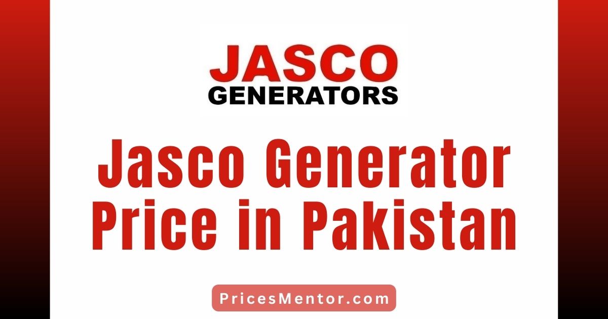 Jasco Generator Price in Pakistan 2023, Jasco Generator Rates in Pakistan 2023, Jasco Generators Contact Number